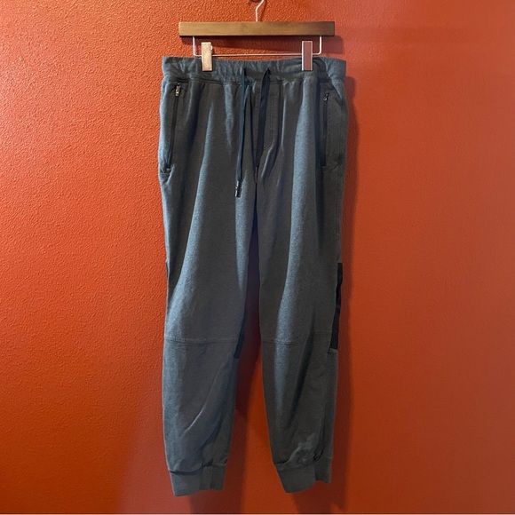 Lululemon Athletica Men’s Gray Drawstring Zipper Pockets Cozy Joggers Sweatpants - Picture 1 of 5